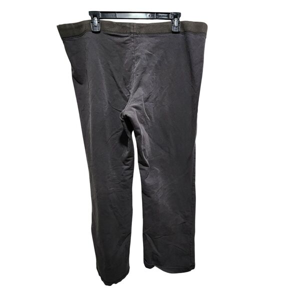 Gap Wide Leg Stretch Pants Womens XL Spell Out Preppy Drawstring Y2K College - Picture 3 of 4